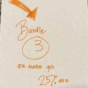 Talbots Orange Bundle Promotion Sign